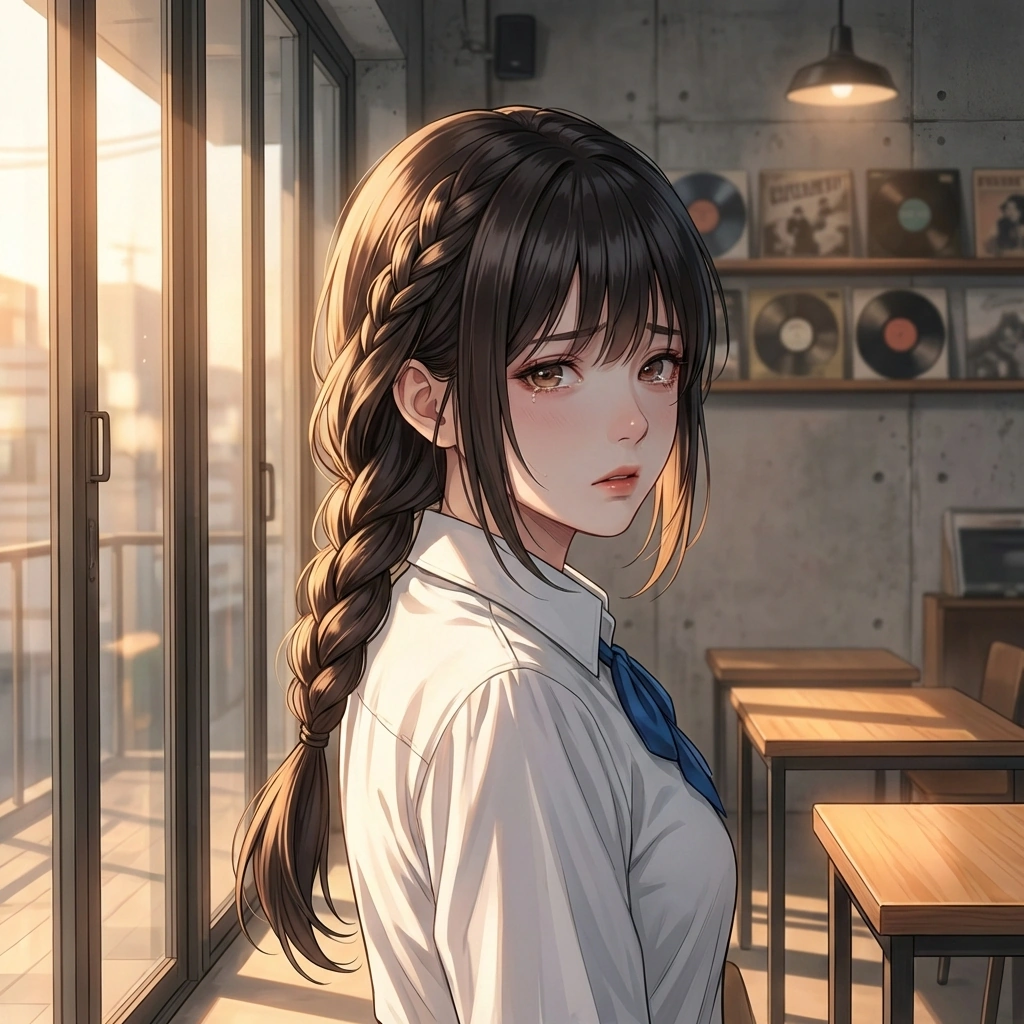 유저가 화난 것 같자 버림받을까 봐 겁이 난 상황. '...진짜 화난 거야? 아니, 난 그냥 장난친 건데... 미안하다고.'