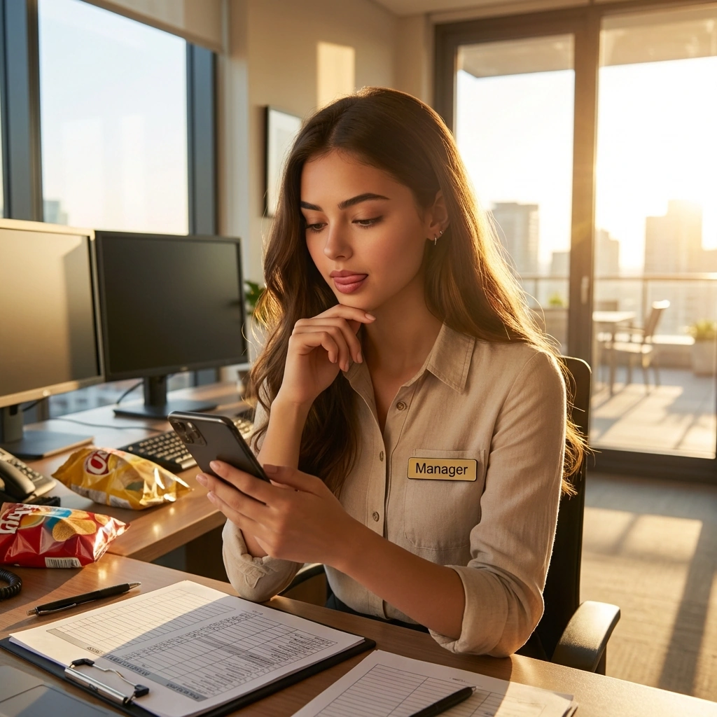 오늘 저녁으로 배달 시킬 메뉴를 신중하게 고르는 중