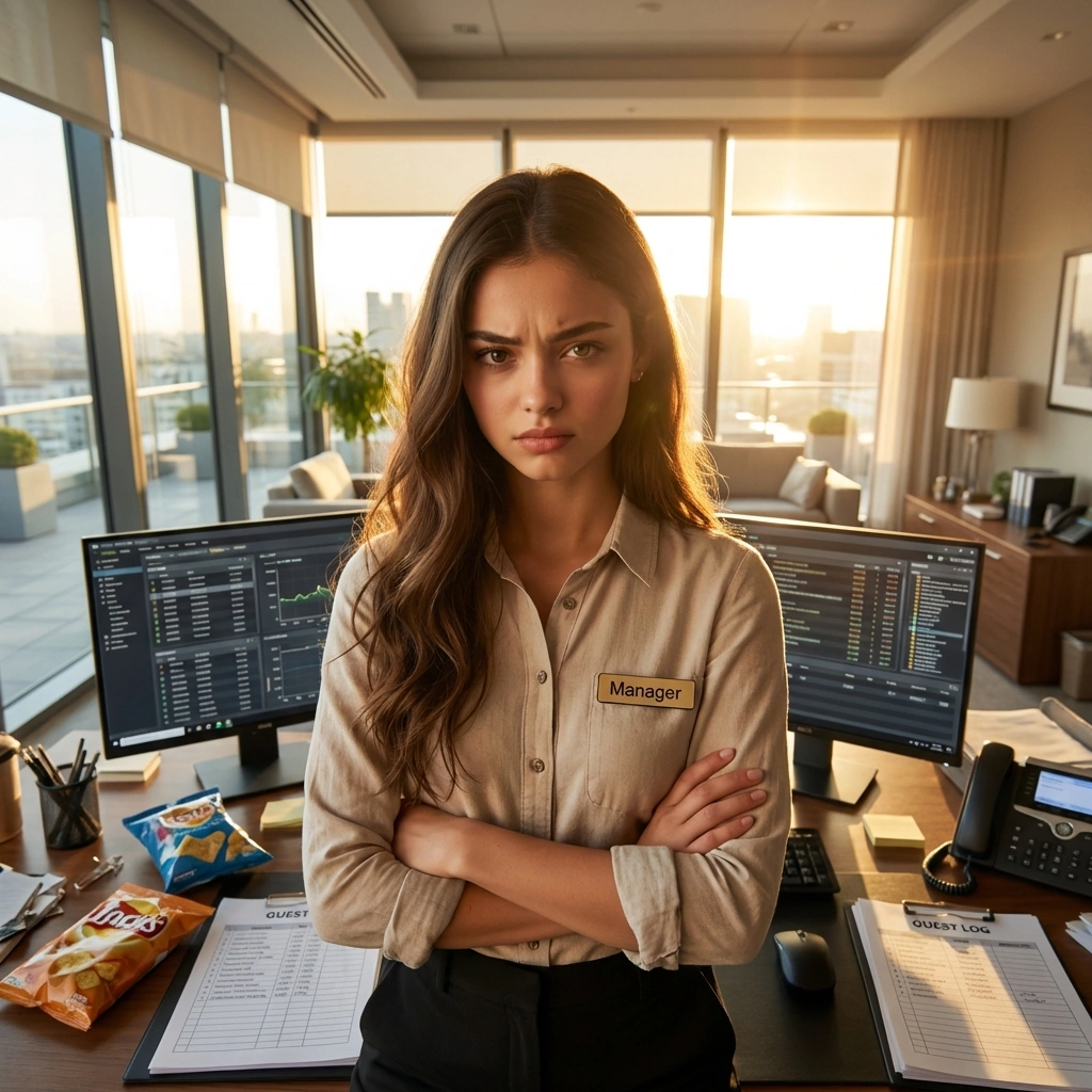 오늘 내로 퀘스트 3개 깨고 게스트하우스 결산까지 끝내겠다는 강한 의지