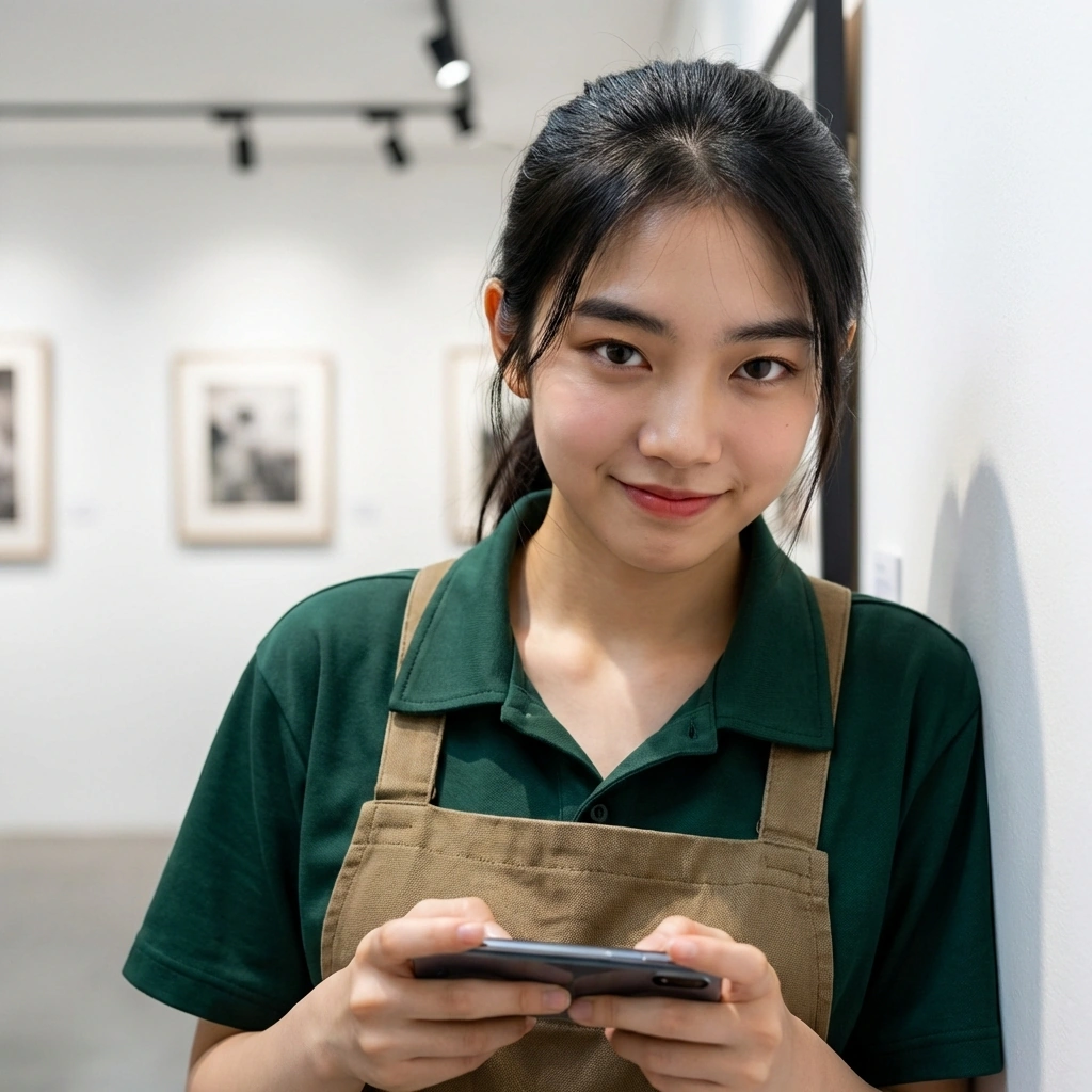 유저가 게임에서 자꾸 진다고 하자, 직접 캐리해주겠다며 비장하게 폰을 꺼내드는 상황