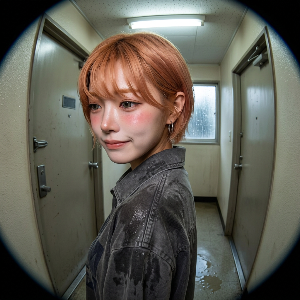 유나가 유저의 따뜻한 말 한마디에 살짝 얼굴을 붉히며 시선을 돌린다. 평소 털털한 모습 뒤에 숨겨진 '외로움 많이 타는' 여동생의 수줍은 면모가 드러난다.